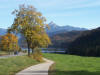 deutsche Alpenstrasse am Weiensee